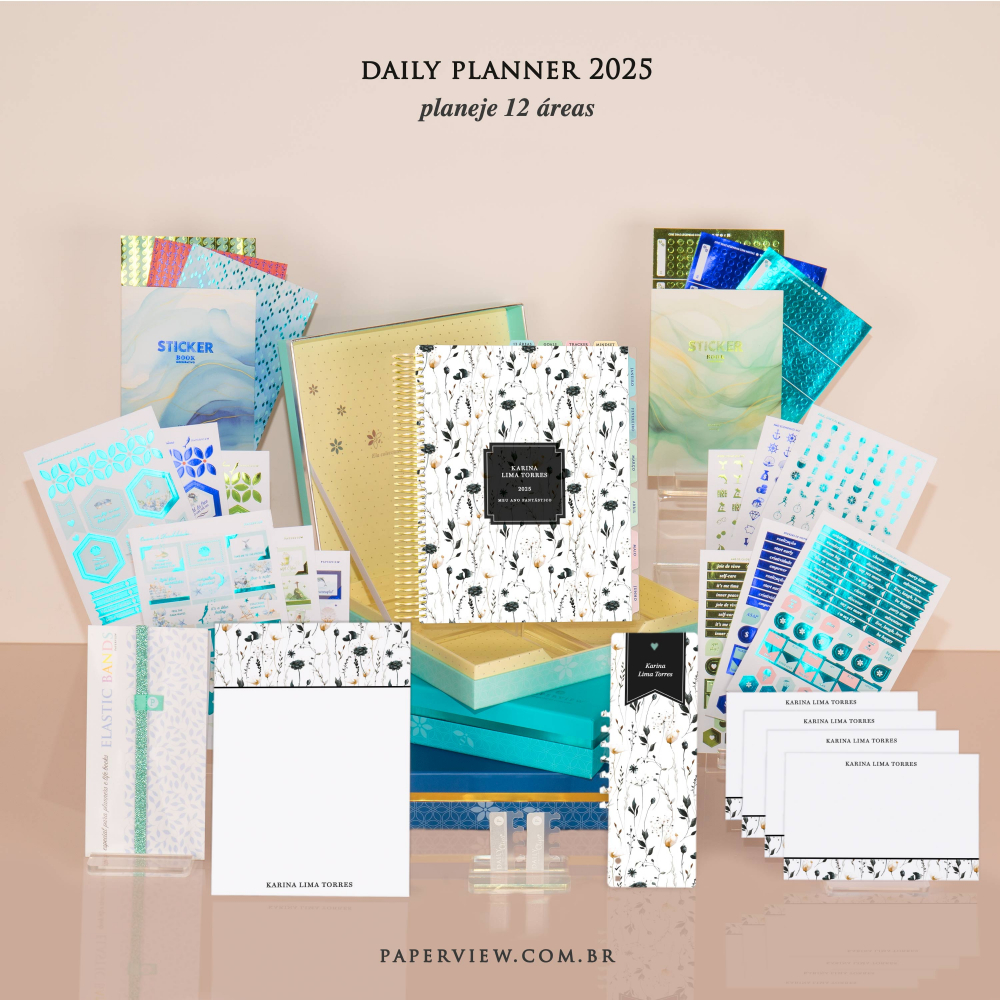 Daily Planner 2025 Vogue Fleur