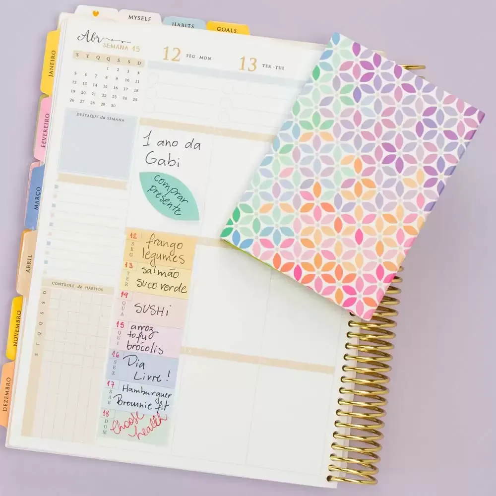 Booklet Note-It Bee Flower - páginas daily planner 