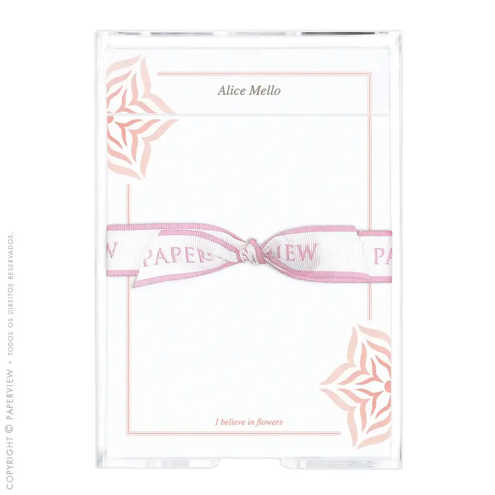 Notepad Printemps Carol Celico Blush