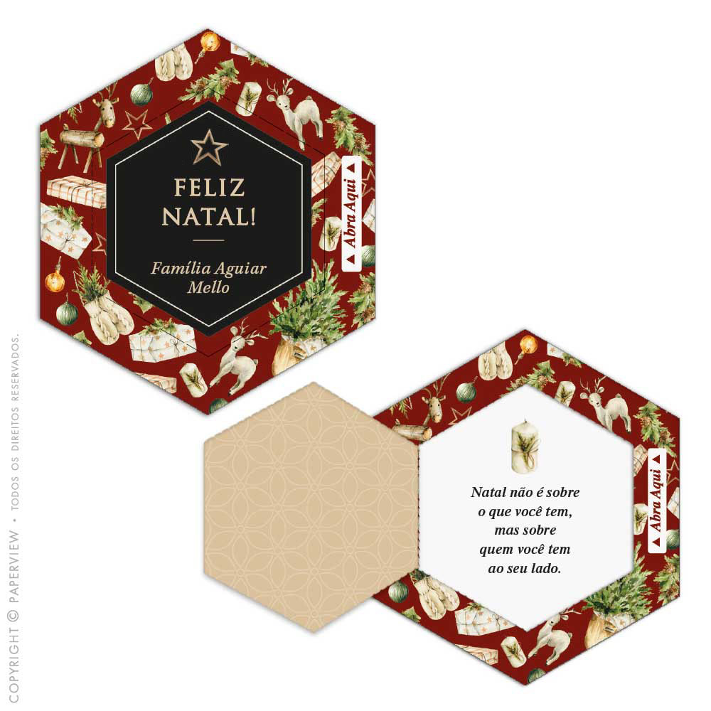 Bee Open Cards Feliz Natal