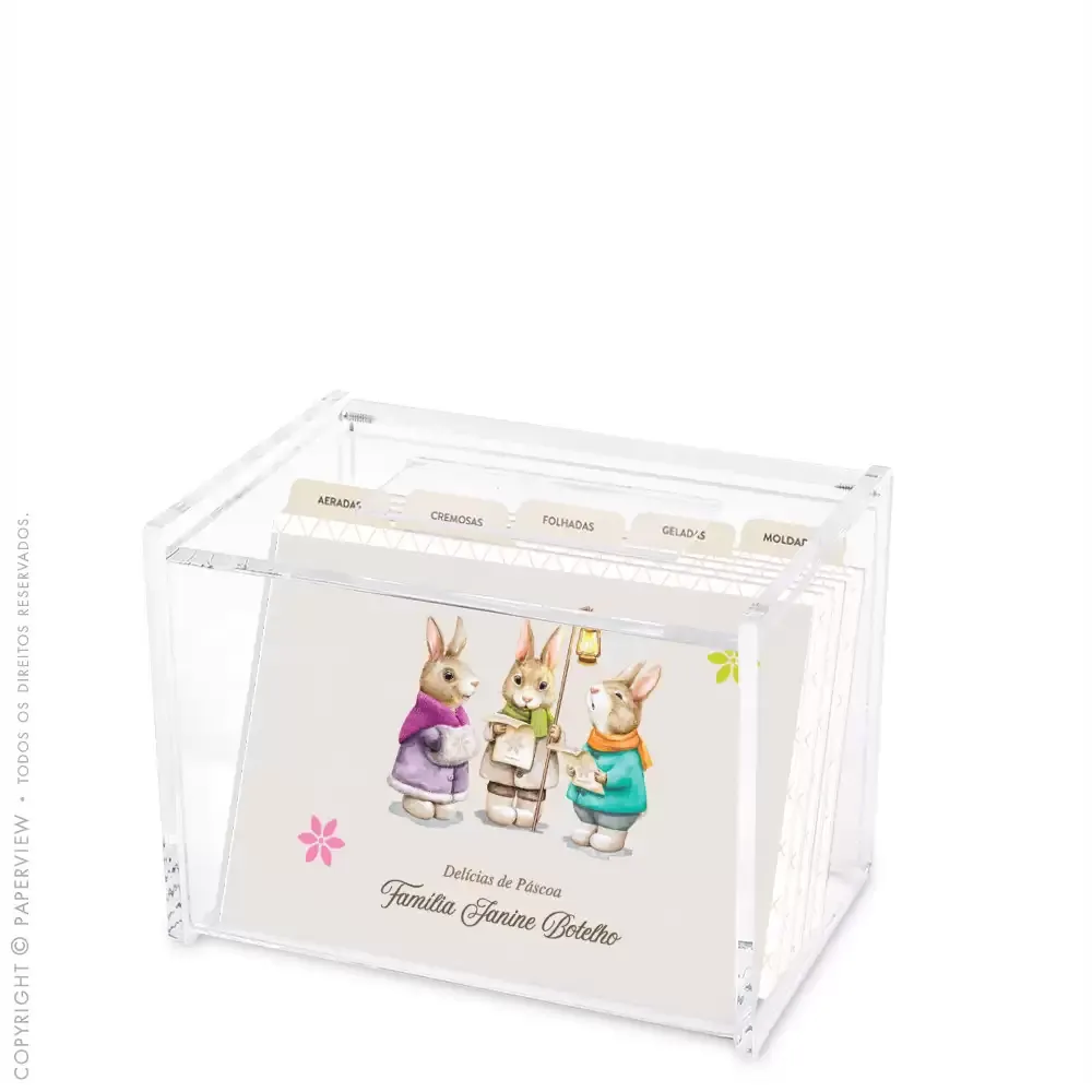 Cristal Box Bee Flower Bunnies